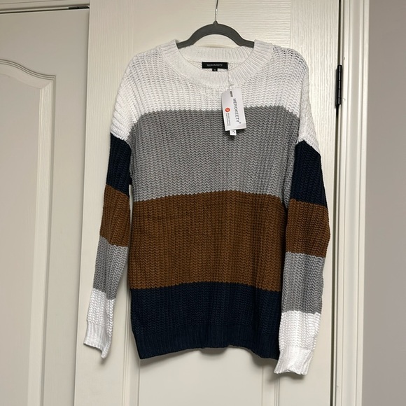 merokeety Sweaters - NWT Womens oversized Colorblock sweater *M*